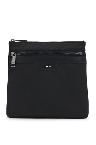Structured envelope bag with signature trims