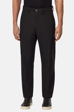 Cargo Trousers in Pure Travel Wool