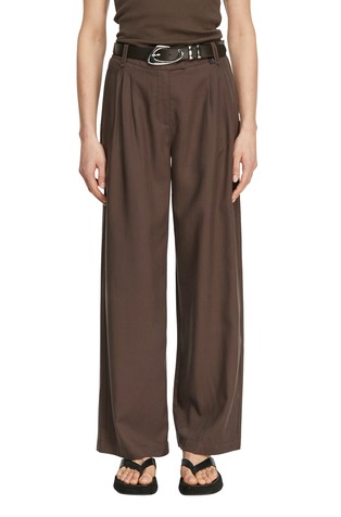 Široke hlače iz liocela in lana