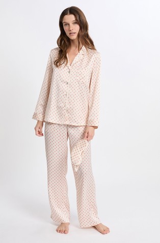 Sidera 2-Piece Pyjama Set with Patterns and Mask