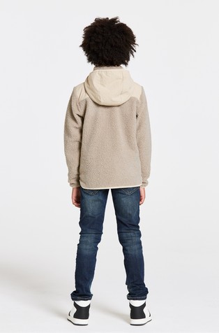 DIDRIKSONS Exa Kids' Full-Zip With Hood Beach Beige 3