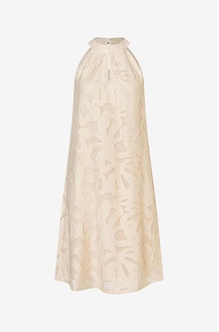 Flared lace dress