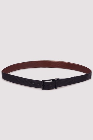 Reversible denim belt