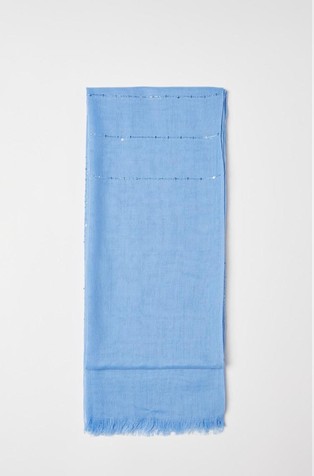 Scarf with sequins