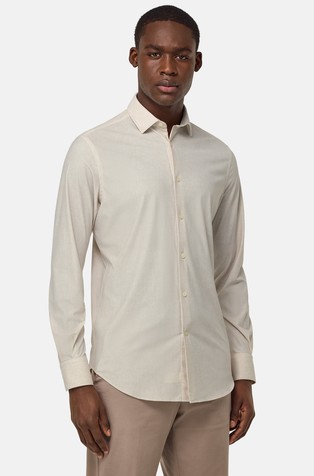 Slim fit srajca iz raztegljivega najlona