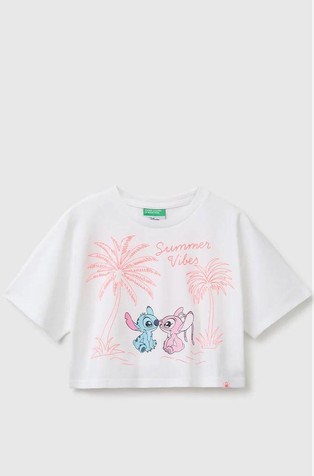 Disney© Lilo & Stitch cropped majica s kratkimi rokavi