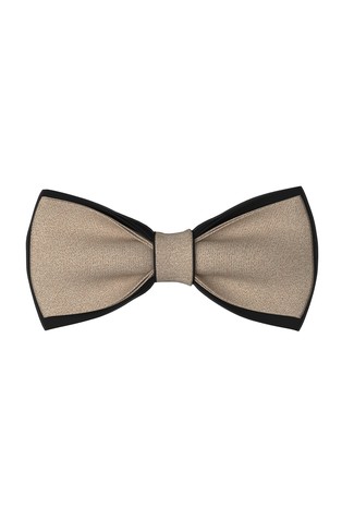 Silk-cotton blend bow tie