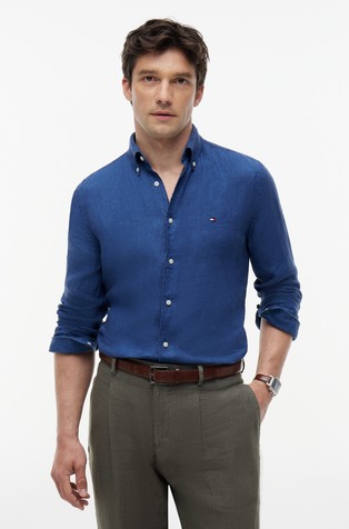 Regular fit lanena srajca