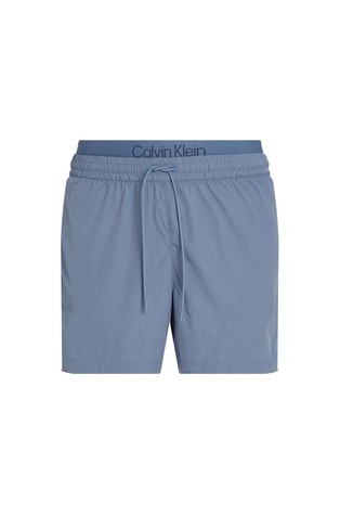 CALVIN KLEIN Kopalke z dvojnim pasom - CK Soft Nylon Modra - Blue 5