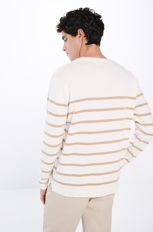 SPRINGFIELD Striped jumper Beige 2