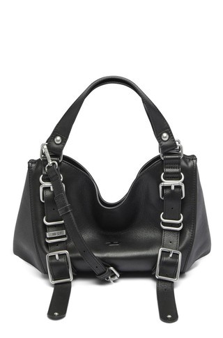 D-One small top-handle bag in leather