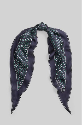 Svilena ruta z geometrijskim vzorcem