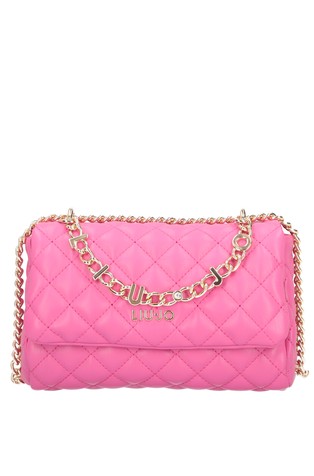 Quilted faux-leather crossbody