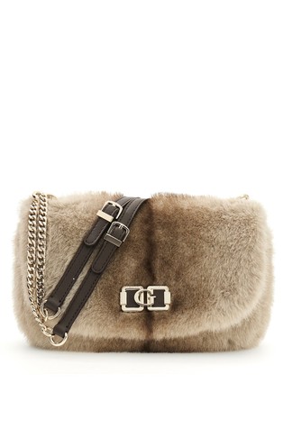 Mavis Faux-Fur Shoulder Bag