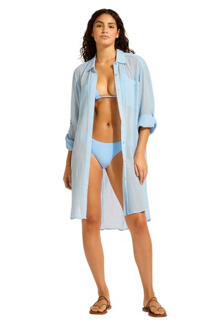 Beachedit daljša bombažna srajca