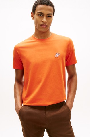 Majica iz jerseya z vezenim logotipom