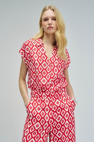 Srajca brez rokavov iz viskozne mešanice