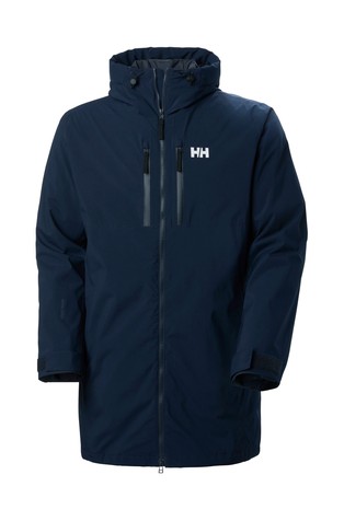HELLY HANSEN Park podložena dežna parka Modra - Blue 6