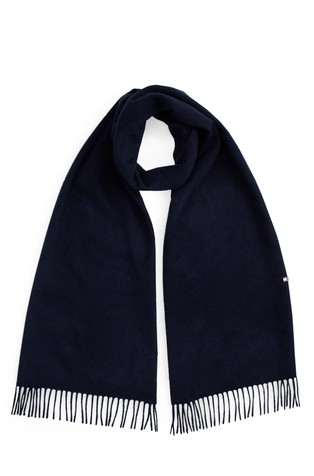 Pure Cashmere Fringed Scarf