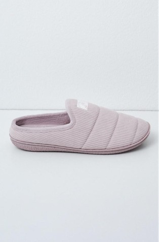 Corduroy slippers