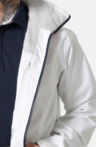 HELLY HANSEN Crew 2.0 jadralska jakna s kapuco Bela - White 5