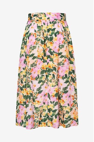 MORE &amp; MORE Flared cut skirt with floral pattern Multi 2