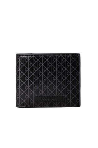 Allover Emblem Logo Bifold Wallet