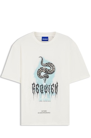 Majica iz bombažnega jerseya s potiskom