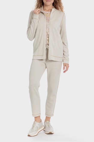 PUNT ROMA Reversible jacket in modal blend Beige 3