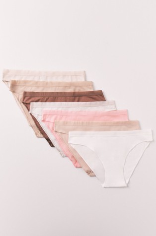 Pack 7 stretch cotton classic panties