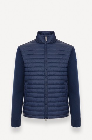 Hybrid padded-front jacket