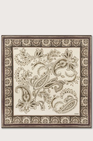 Silk foulard with pattern