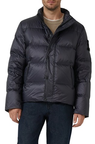 Prešita puhovka s stoječim ovratnikom