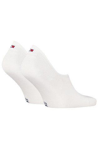 TOMMY HILFIGER Unisex 2-pack of footies White 2