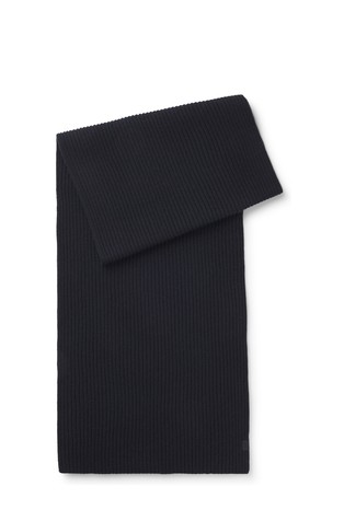 Beckham x Boss scarf in wool and cashmere
