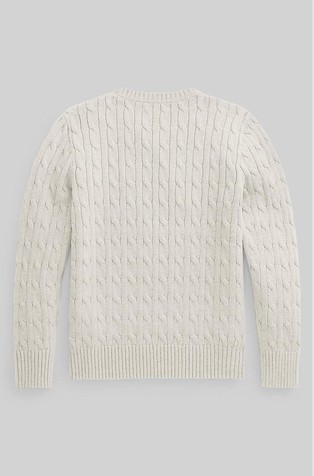 RALPH LAUREN Cable-Knit Cotton Sweater Nevis 2