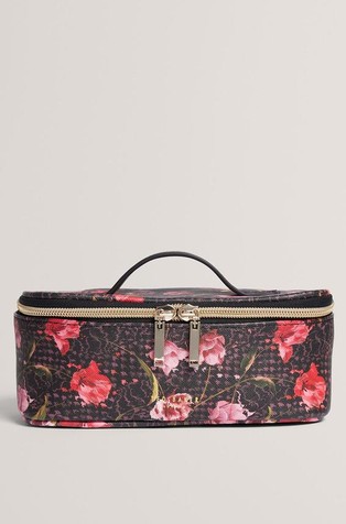 Kozmetična torbica s cvetličnim vzorcem