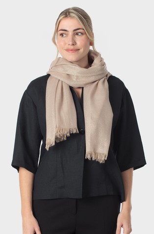 Scarf with lurex