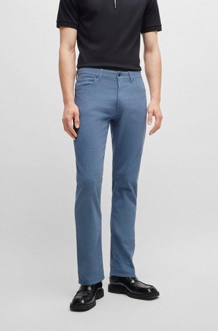 Slim-fit jeans in coloured stretch denim