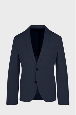 Slim fit suknjič iz raztegljivega bombaža