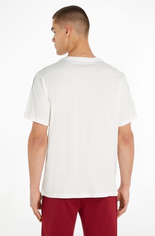 TOMMY HILFIGER TH Established majica s kratkimi rokavi in logo trakom Bela - White 2