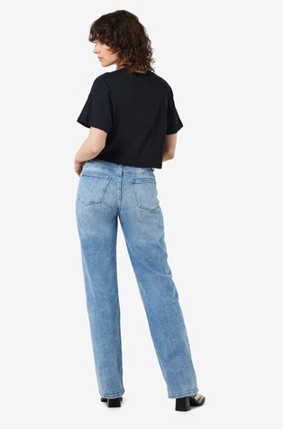 NOISY MAY NMALENA short sleeved semi cropped top Black 2