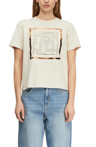 Cotton jersey T-shirt with print