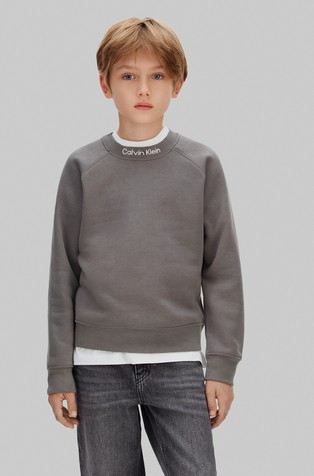 Pulover z logo ovratnikom