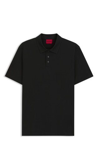 Slim-fit polo in mercerized cotton