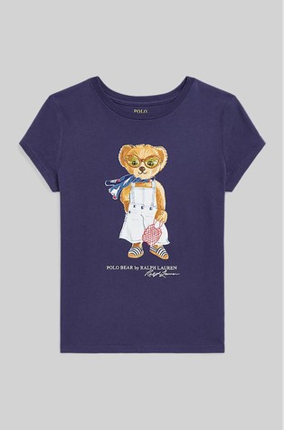 Polo Bear Cotton Jersey Tee