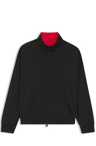 Platnena jakna s stoječim ovratnikom