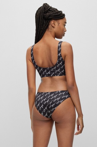 HUGO BOSS Bralette bikini bra with logo motif Open Miscellaneous 2