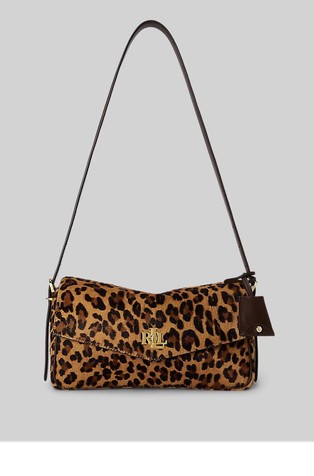 Farrah Leopard-print Medium Shoulder Bag