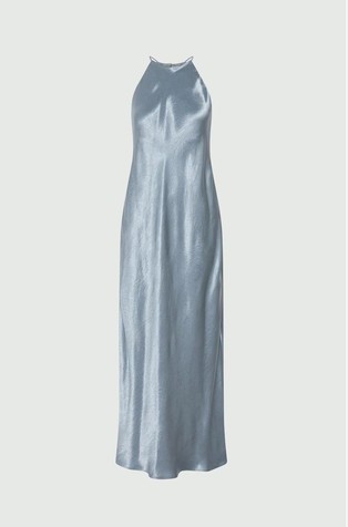 Sleeveless satin dress